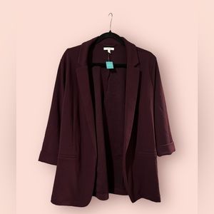 MAURICES - PLUM - SIZE 1X - Blazer